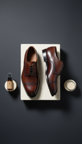 Oxford-Schuhe aus poliertem Leder